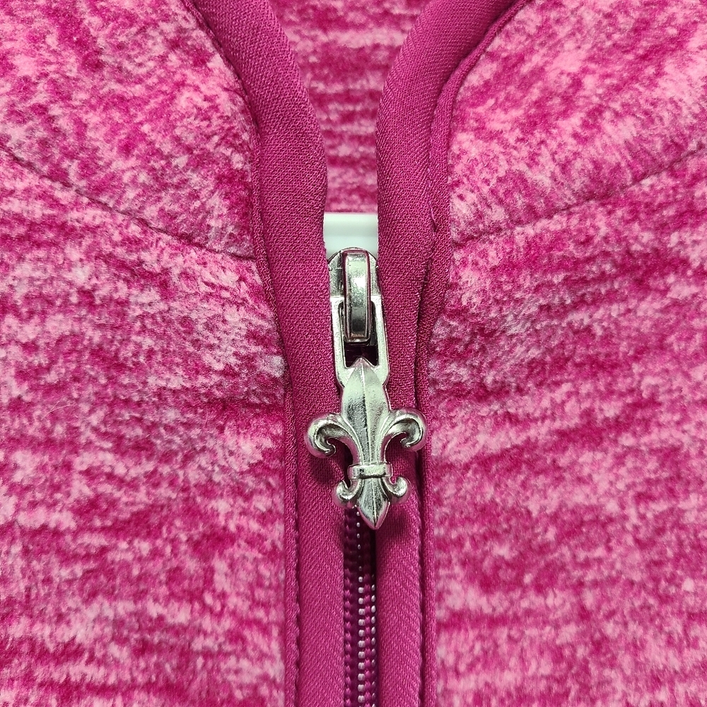 Susan Graver Fuchsia Zip-Up Vest - Picture 9 of 9